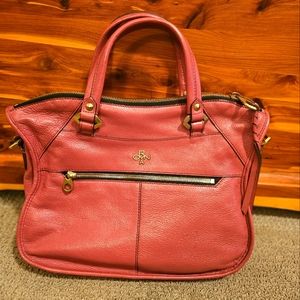 Or Yany pink leather handbag
